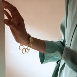 Złota, klasyczna bransoletka z kolekcji Vintage