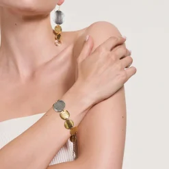 Złoto-srebrna bransoletka z kolekcji Rundo